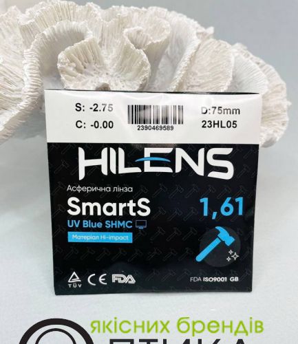 Лінза Hilens 1.61 Aspheric HI-IMPACT BLUE SHMC (марочна)