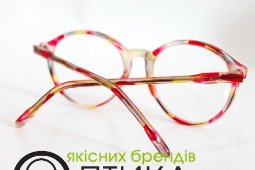 Оправа кругла кольоровий ацетат