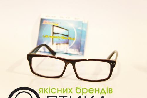 Окуляри комп'ютерні в оправі Paul Vosheront 2502 лінзи BioMax Blue Block
