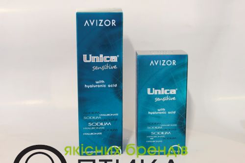 Розчин для контактних лінз UNICA SENSITIVE з гіалуроновою кислотою