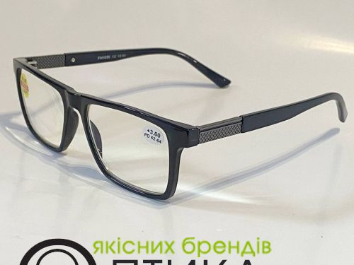 Готові окуляри Favori Blue Light 25715 +3,0